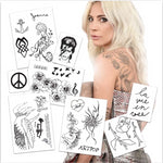 Lady Gaga Temporary Tattoos - Boston Temporary Tattoos