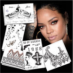 Rihanna Temporary Tattoos - Boston Temporary Tattoos